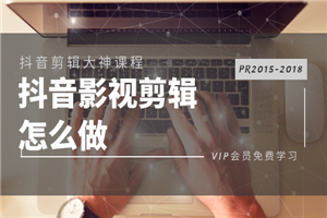 抖音影视剪辑怎么做?PR2015-2018多技能学习教程