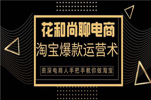 天猫淘宝爆款运营实操技术系列课:资深电商人手把手教你做淘宝