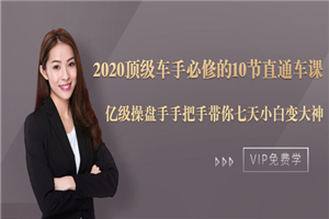 2020顶级车手必修的10节直通车课:亿级操盘手手把手带你七天小白变大神