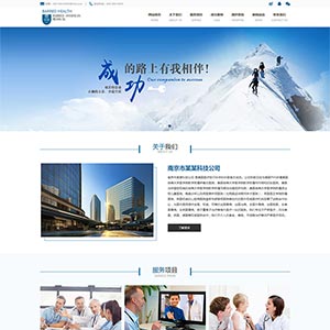 精美的科技公司网站HTML模板