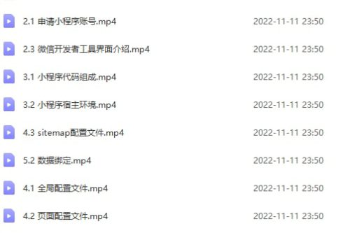 千锋教育视频:微信小程序开发项目0基础轻松入门到实战(高教)